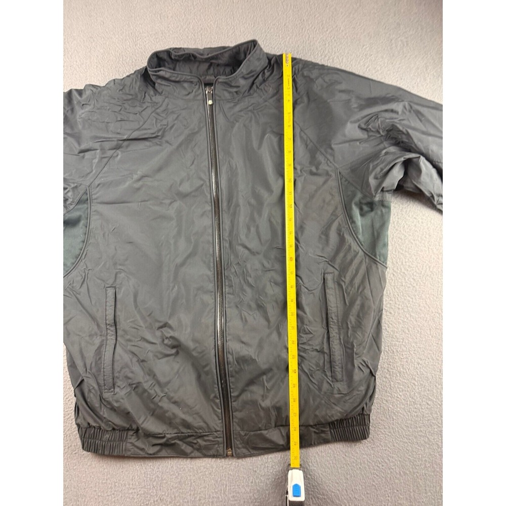 FootJoy DryJoys Tour Collection Jacket Men's XL Black Windbreaker Golf Full Zip - Picture 13 of 15